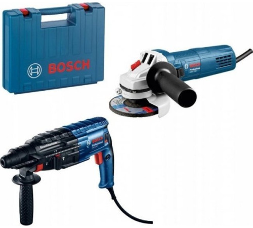 Дриль + кутова шліфувальна машина Bosch GWS 750-125 S