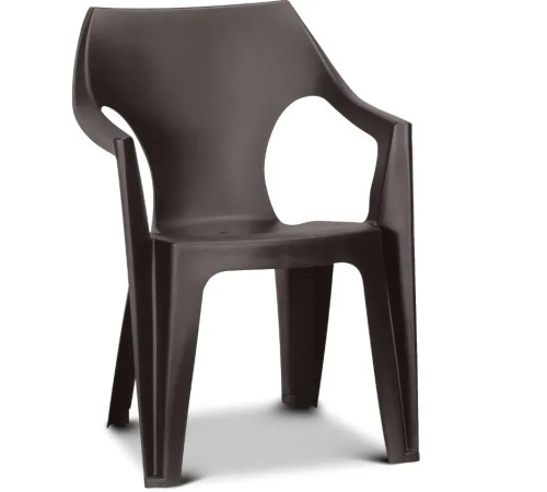 Крісло садове Keter Dante Low back, темно-коричневе