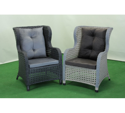 Крісло садове Greengard Далас, сіре