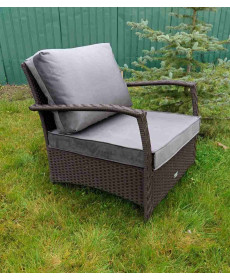 Крісло садове Greengard Крокодил, коричневе