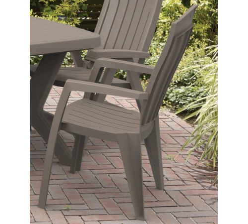 Крісло садове Keter Santorini, капучино