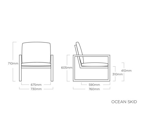 Крісло садове KETTLER OCEAN SKID, темно-сіре Крісло садове KETTLER OCEAN SKID, темно-сіре