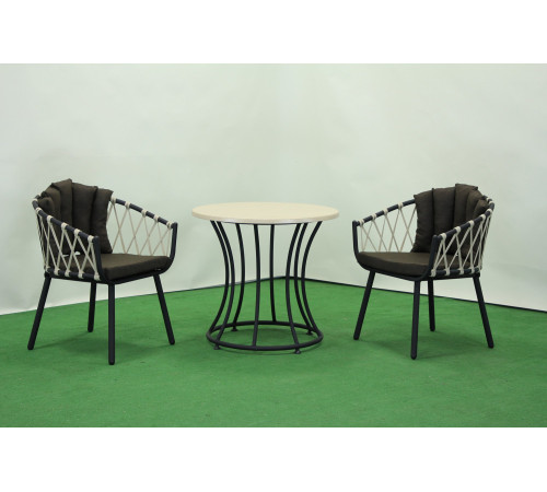 Стілець садовий Greengard Рів’єра СЛ-009, коричневий