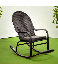 Крісло‑гойдалка Greengard Relax relax-101, коричневе