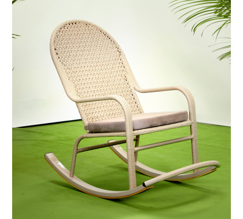 Крісло‑гойдалка Greengard Relax, бежеве