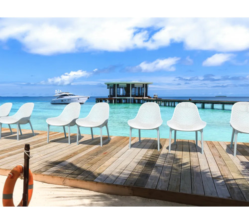 Стілець садовий Siesta Sky Lounge, білий Стілець садовий Siesta Sky Lounge, білий