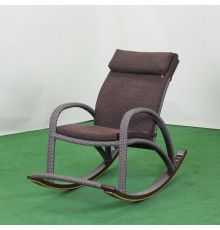 Крісло‑гойдалка Greengard Козак, сіро-коричневе