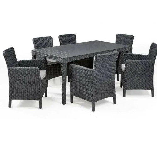 Стіл садовий Keter Girona 160 х 90 см, графіт