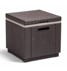 Стіл-холодильник Keter Ice Cube 42 х 42 см, коричневий