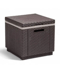 Стіл-холодильник Keter Ice Cube 42 х 42 см, коричневий