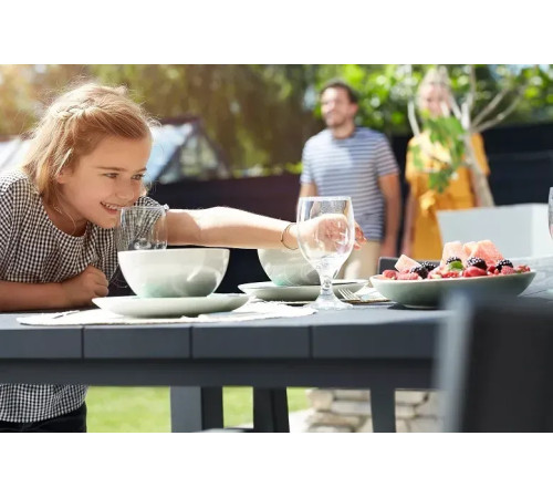 Стіл садовий Keter Julie 147 х 90 см, графіт