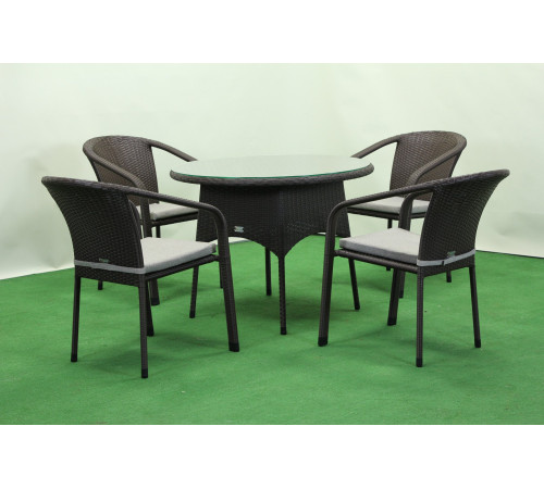 Стіл садовий Greengard Балеар Ст-6.100-3, коричневий