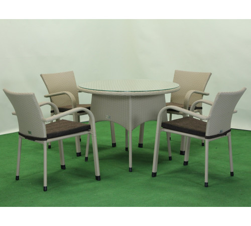 Стіл садовий Greengard Балеар Ст-6.100-4, бежевий