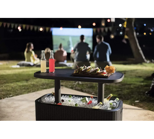 Стіл-холодильник Keter Bevy Bar, графіт