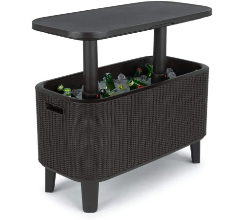 Стіл-холодильник Keter Bevy Bar, графіт