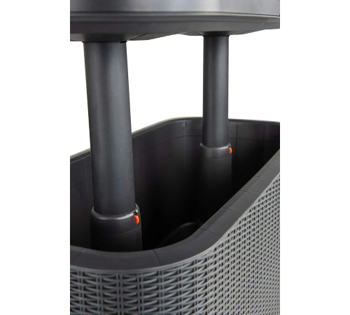 Стіл-холодильник Keter Bevy Bar, графіт