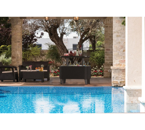 Стіл-холодильник Keter Bevy Bar, коричневий