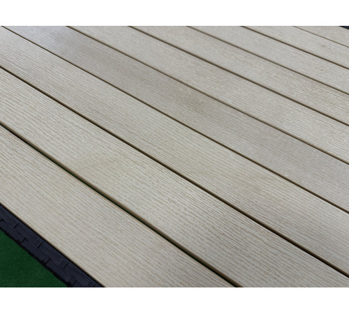 Стіл садовий Greengard Брістоль Ст-160.92, бежево-чорний