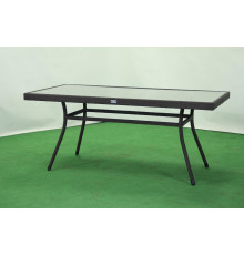 Стіл садовий Greengard Крістал 200 Ст-4.200.90, коричневий