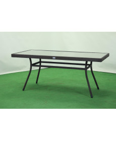 Стіл садовий Greengard Крістал 200 Ст-4.200.90, коричневий