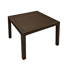 Стіл садовий Keter Melody Quartet 95 x 95 см, коричневий