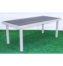 Стіл садовий Greengard Верона Ст-10.200.92, біло-сірий