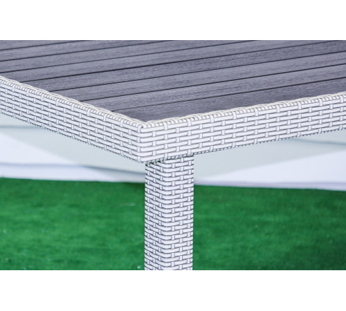 Стіл садовий Greengard Верона Ст-10.200.92, біло-сірий