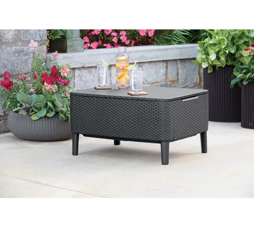 Стіл-скриня Keter Salemo 76 х 56 см, графіт