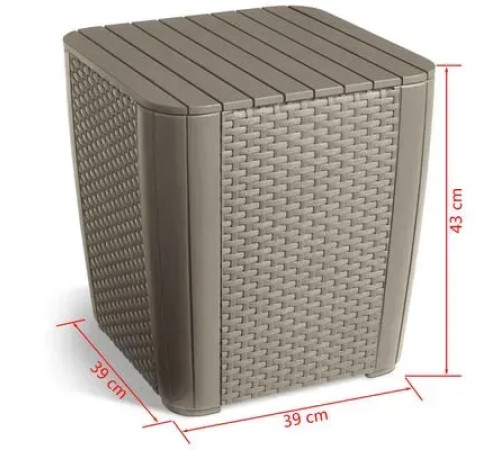 Стіл-скриня Keter Luzon 39 х 39 см, капучино