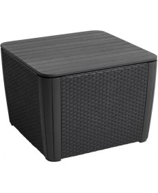 Стіл-скриня Keter Luzon Plus 57 х 57 см, графіт