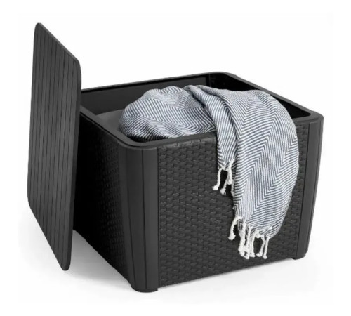 Стіл-скриня Keter Luzon Plus 57 х 57 см, графіт