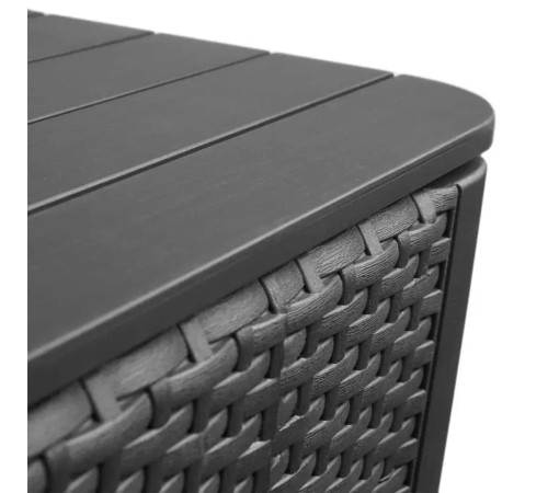 Стіл-скриня Keter Luzon Plus 57 х 57 см, графіт