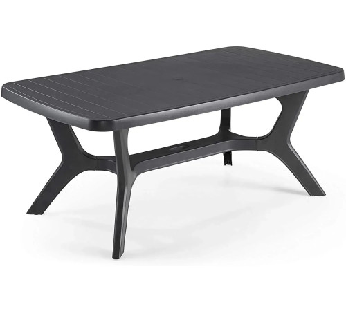 Стіл садовий Keter Baltimore 170 х 100 см, графіт