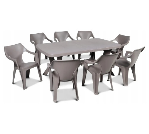 Стіл садовий Keter Baltimore 170 х 100 см, капучино