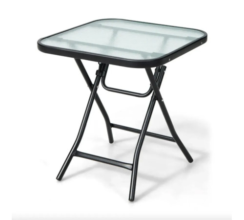 Стіл Costway Kontrast 46,5 x 47,5 см, чорний