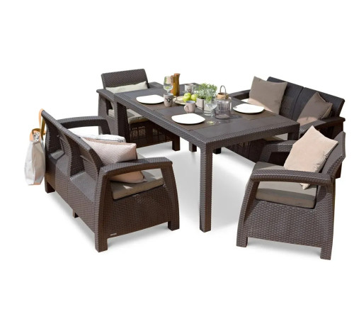 Стіл садовий Keter Melody 160 х 94 см, коричневий