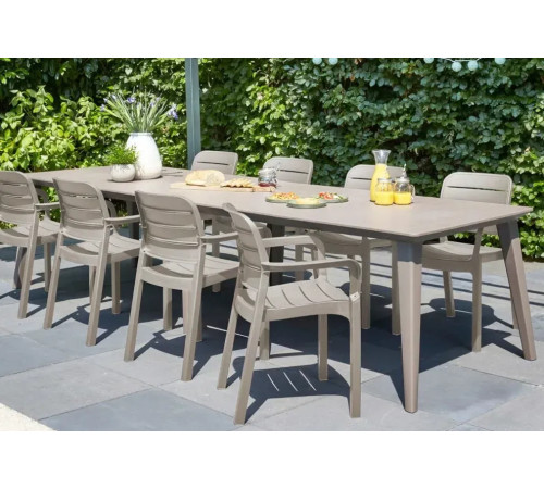 Стіл садовий Keter Lima 320 313 x 98 см, капучино