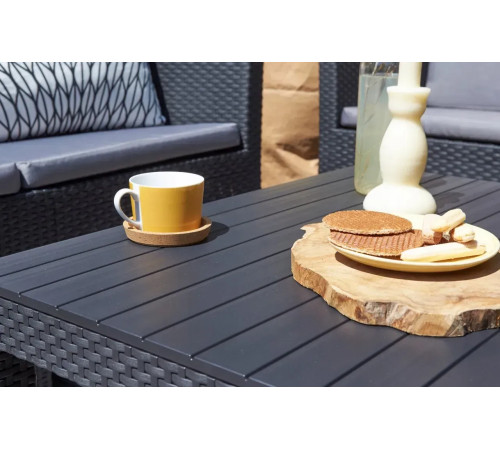 Стіл садовий Keter Lyon 120 x 73 см, графіт