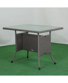 Стіл садовий Greengard Комфорт 100 Ст-1.100.75-3, сіро-кориченвий