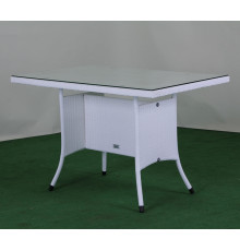 Стіл садовий Greengard Комфорт 100 Ст-1.100.75-5, білий