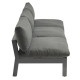 Диван садовий KETTLER COMFORT 3-місний, сірий