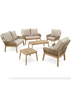 Комплект меблів Di Volio Akaia 6-місний,  бежевий