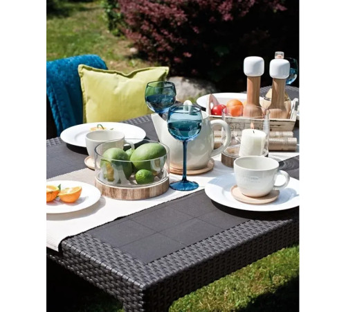 Комплект меблів Keter Fiesta 6-місний з подушками, графіт