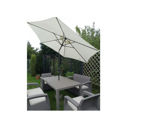 Комплект меблів Keter Fiesta 6-місний з подушками, капучино