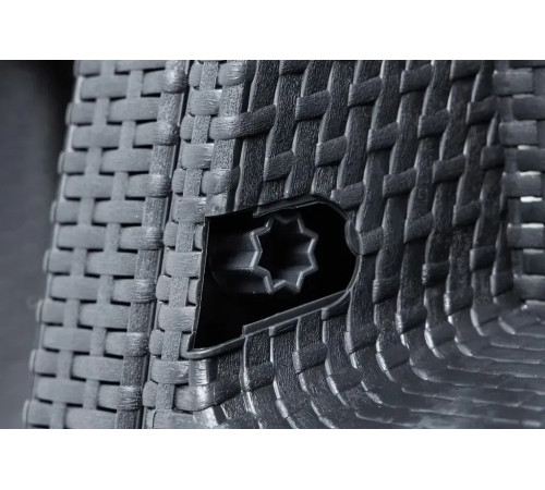 Комплект меблів Keter Corfu 4-місний з подушками, графіт