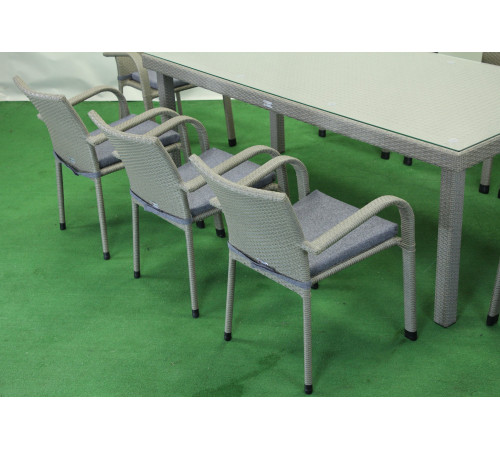 Комплект садових меблів Greengard Вермонт 200, сіро-бежевий