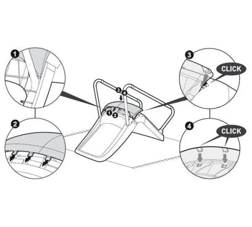 Комплект меблів Keter Rio 2-місний, графіт