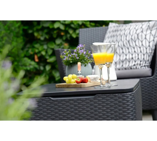 Комплект меблів Keter Salemo 4-місний, графіт