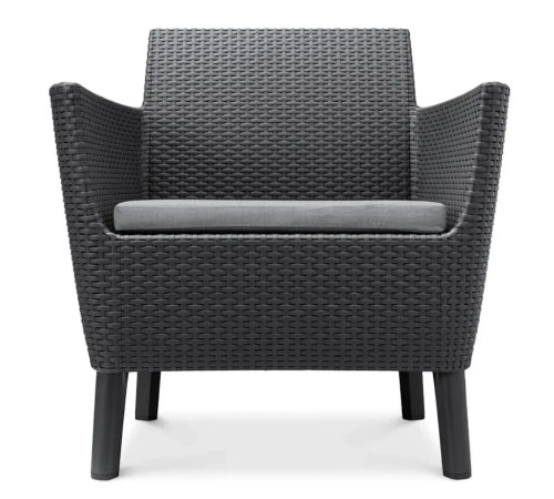 Комплект меблів Keter Salemo 4-місний, графіт