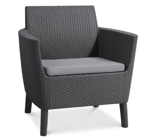 Комплект меблів Keter Salemo 4-місний, графіт